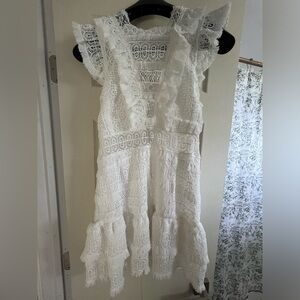 White bridal dress